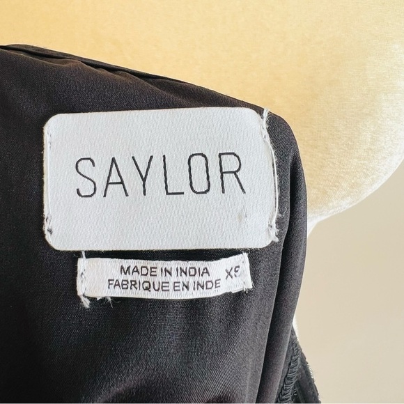 Revolve Saylor Metallic Black Lurex cold shoulder top - Picture 8 of 9